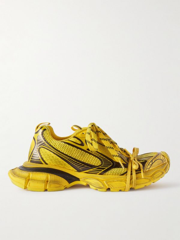3XL Distressed Mesh and Rubber Sneakers 3XL Distressed Mesh and Rubber Sneakers