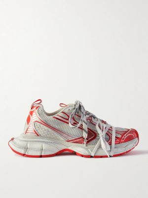3XL Distressed Mesh and Rubber Sneakers