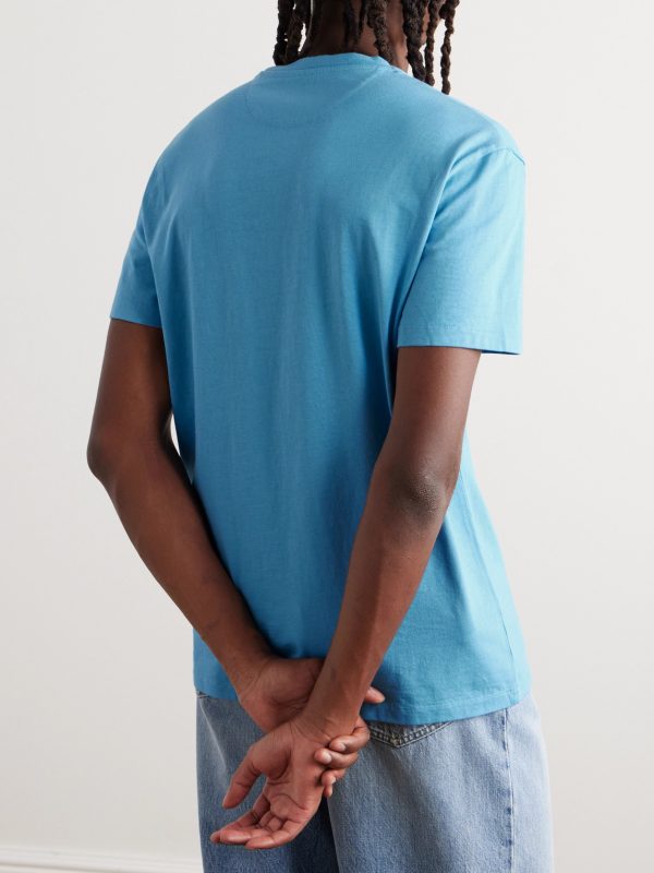 Logo-Print Cotton-Jersey T-Shirt - BK Logo-Print Cotton-Jersey T-Shirt - BK