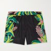+ Sunsurf Straight-Leg Mid-Length Printed Swim Shorts + Sunsurf Straight-Leg Mid-Length Printed Swim Shorts
