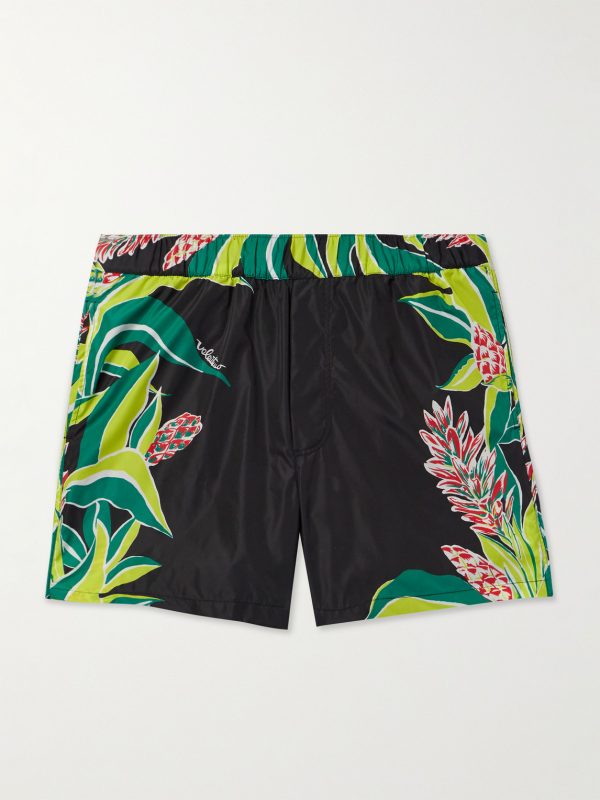 + Sunsurf Straight-Leg Mid-Length Printed Swim Shorts + Sunsurf Straight-Leg Mid-Length Printed Swim Shorts