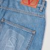 Wide-Leg Distressed Jeans - CU Wide-Leg Distressed Jeans - CU