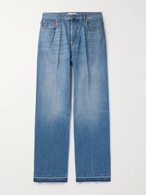Wide-Leg Distressed Jeans Wide-Leg Distressed Jeans