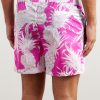 + Sunsurf Straight-Leg Mid-Length Printed Swim Shorts - BK + Sunsurf Straight-Leg Mid-Length Printed Swim Shorts - BK