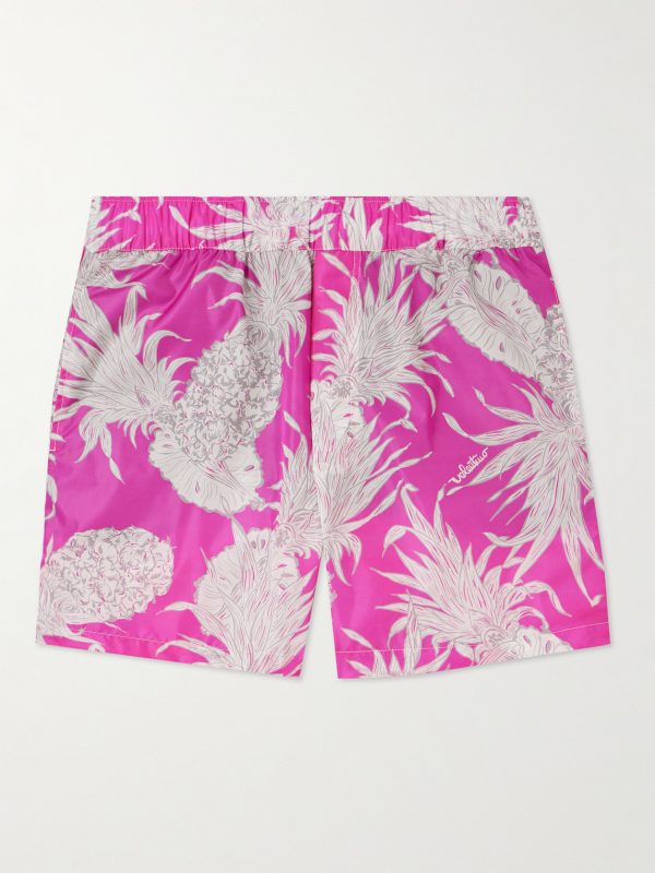 + Sunsurf Straight-Leg Mid-Length Printed Swim Shorts + Sunsurf Straight-Leg Mid-Length Printed Swim Shorts