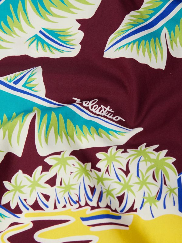 + Sun Surf Camp-Collar Printed Cotton-Poplin Shirt - CU