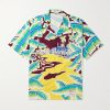 + Sun Surf Camp-Collar Printed Cotton-Poplin Shirt