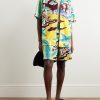 + Sun Surf Camp-Collar Printed Cotton-Poplin Shirt - OU
