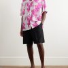 + Sun Surf Logo-Appliquéd Camp-Collar Printed Silk Crepe de Chine Shirt - OU + Sun Surf Logo-Appliquéd Camp-Collar Printed Silk Crepe de Chine Shirt - OU