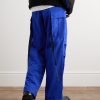 Straight-Leg Belted Shell Cargo Trousers - BK Straight-Leg Belted Shell Cargo Trousers - BK