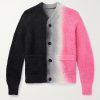 Tie-Dyed Wool-Blend Cardigan Tie-Dyed Wool-Blend Cardigan