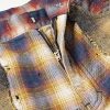 Straight-Leg Convertible Distressed Checked Cotton-Flannel Trousers - E1 Straight-Leg Convertible Distressed Checked Cotton-Flannel Trousers - E1