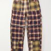 Straight-Leg Convertible Distressed Checked Cotton-Flannel Trousers Straight-Leg Convertible Distressed Checked Cotton-Flannel Trousers