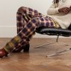 Straight-Leg Convertible Distressed Checked Cotton-Flannel Trousers - OU Straight-Leg Convertible Distressed Checked Cotton-Flannel Trousers - OU