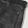 Straight-Leg Full-Grain Leather Trousers - CU Straight-Leg Full-Grain Leather Trousers - CU