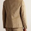 Unstructured Wool-Trimmed Cotton-Corduroy Blazer - BK Unstructured Wool-Trimmed Cotton-Corduroy Blazer - BK