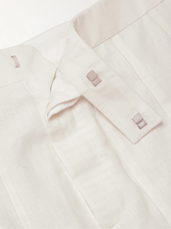 Pleated Linen Skirt - E1 Pleated Linen Skirt - E1