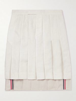 Pleated Linen Skirt Pleated Linen Skirt
