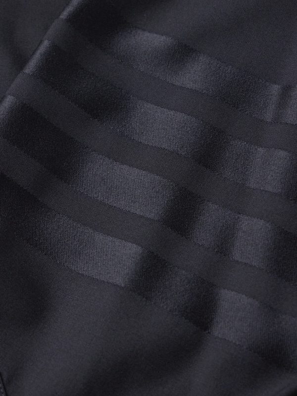 Logo-Appliquéd Striped Wool Overshirt - E1 Logo-Appliquéd Striped Wool Overshirt - E1