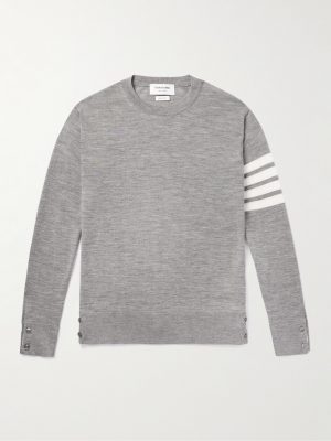 Slim-Fit Striped Merino Wool Sweater Slim-Fit Striped Merino Wool Sweater