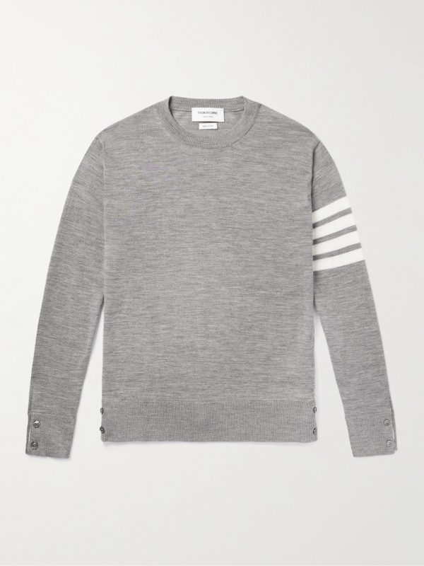 Slim-Fit Striped Merino Wool Sweater Slim-Fit Striped Merino Wool Sweater