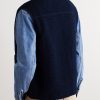 Logo-Embroidered Wool-Blend Fleece Gilet - BK Logo-Embroidered Wool-Blend Fleece Gilet - BK