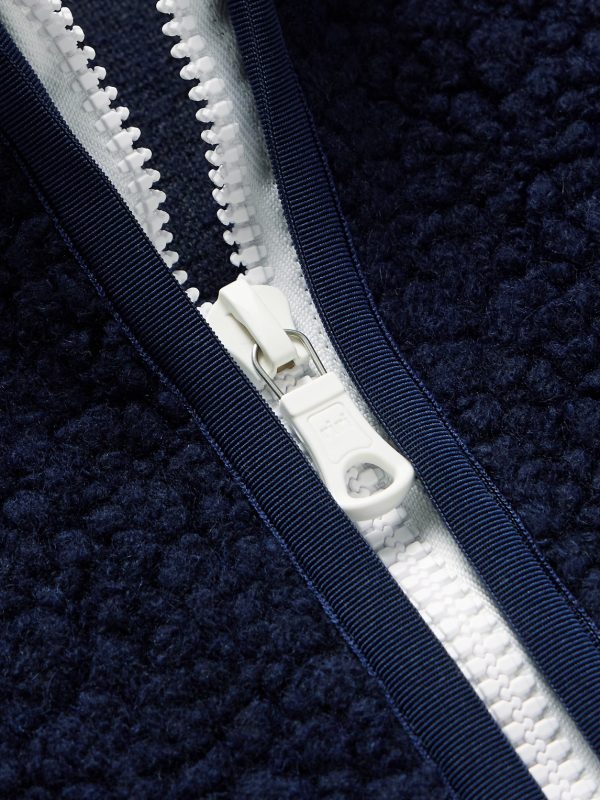 Logo-Embroidered Wool-Blend Fleece Gilet - CU Logo-Embroidered Wool-Blend Fleece Gilet - CU