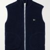 Logo-Embroidered Wool-Blend Fleece Gilet Logo-Embroidered Wool-Blend Fleece Gilet
