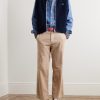 Logo-Embroidered Wool-Blend Fleece Gilet - OU Logo-Embroidered Wool-Blend Fleece Gilet - OU