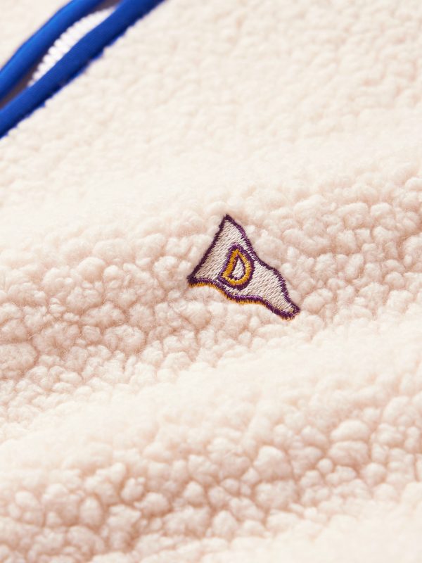 Logo-Embroidered Wool-Blend Fleece Jacket - CU Logo-Embroidered Wool-Blend Fleece Jacket - CU
