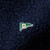 Logo-Embroidered Wool-Blend Fleece Jacket - E1 Logo-Embroidered Wool-Blend Fleece Jacket - E1