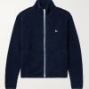 Logo-Embroidered Wool-Blend Fleece Jacket Logo-Embroidered Wool-Blend Fleece Jacket