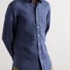 Crinkled Linen-Gauze Shirt - FR Crinkled Linen-Gauze Shirt - FR