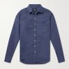 Crinkled Linen-Gauze Shirt Crinkled Linen-Gauze Shirt