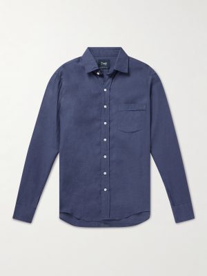 Crinkled Linen-Gauze Shirt Crinkled Linen-Gauze Shirt