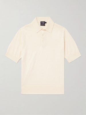 Linen and Cotton-Blend Polo Shirt