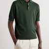 Linen and Cotton-Blend Polo Shirt - FR Linen and Cotton-Blend Polo Shirt - FR