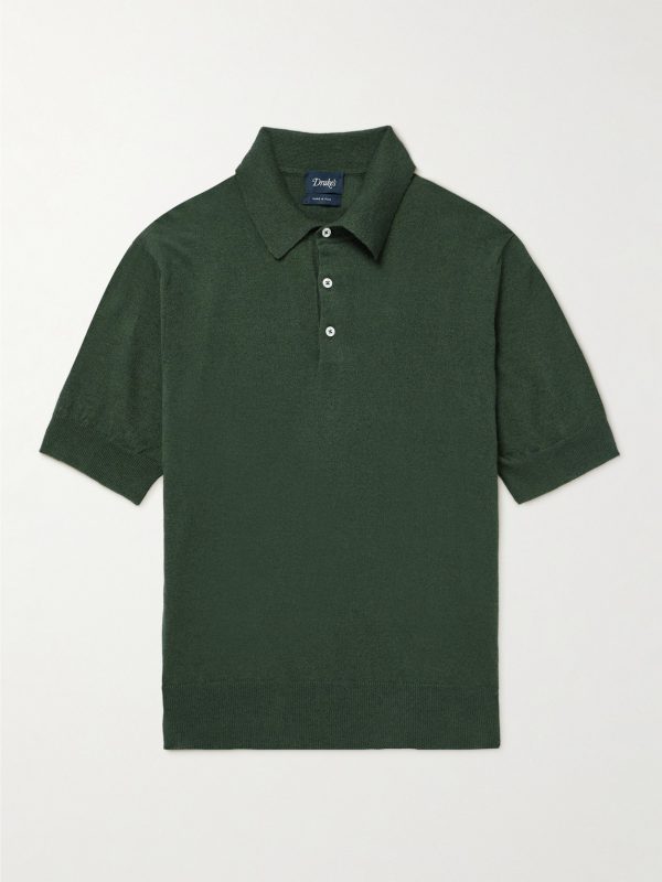 Linen and Cotton-Blend Polo Shirt Linen and Cotton-Blend Polo Shirt