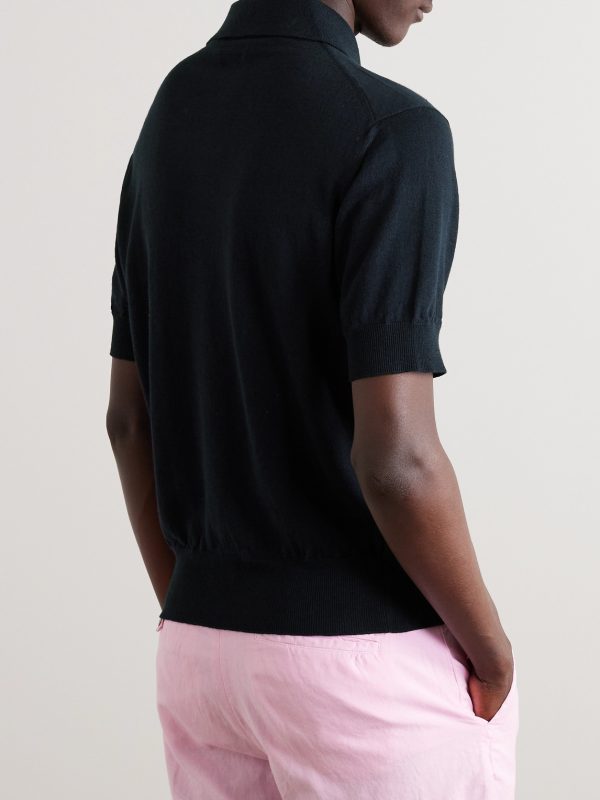 Linen and Cotton-Blend Polo Shirt - BK Linen and Cotton-Blend Polo Shirt - BK