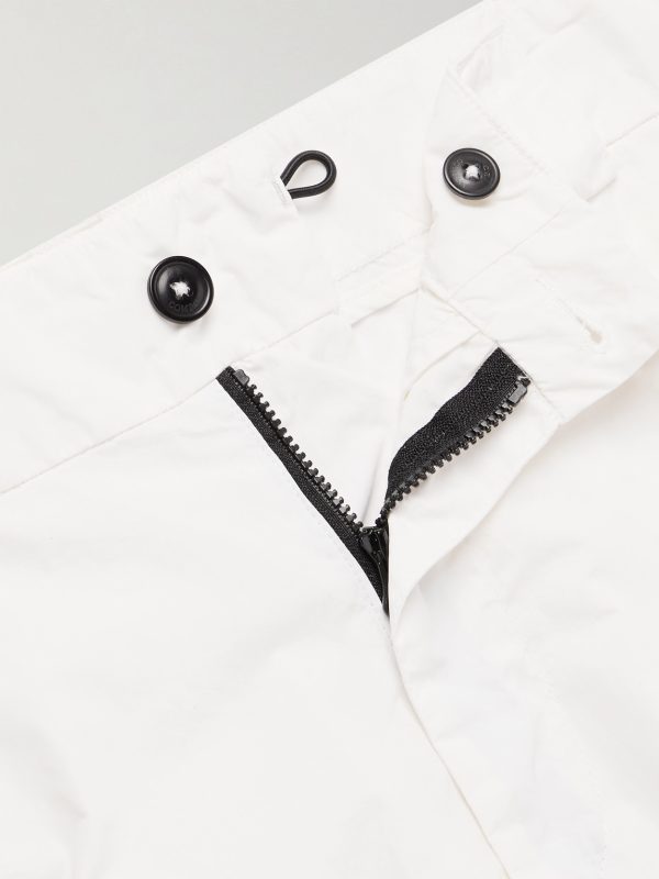 Straight-Leg Logo-Appliquéd Shell Cargo Shorts - E1