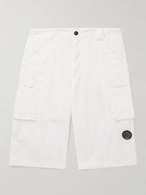 Straight-Leg Logo-Appliquéd Shell Cargo Shorts Straight-Leg Logo-Appliquéd Shell Cargo Shorts