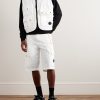 Straight-Leg Logo-Appliquéd Shell Cargo Shorts - OU