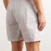 Straight-Leg Mid-Length Bandana-Print Swim Shorts - BK