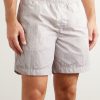 Straight-Leg Mid-Length Bandana-Print Swim Shorts - OU