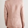 Sidmouth Ebury Slim-Fit Herringbone Linen Suit Jacket - BK