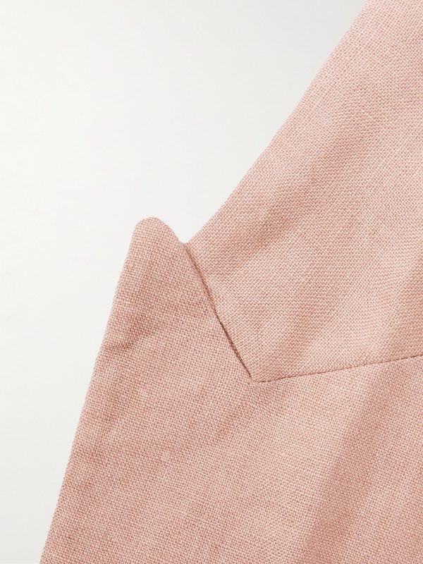 Sidmouth Ebury Slim-Fit Herringbone Linen Suit Jacket - E1