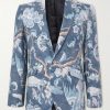 Chifu Newport Printed Linen Blazer