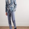 Chifu Newport Printed Linen Blazer - OU