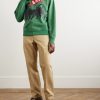 Printed Cotton-Jersey Sweatshirt - OU Printed Cotton-Jersey Sweatshirt - OU