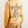 Distressed Printed Cotton-Jersey Sweatshirt - BK Distressed Printed Cotton-Jersey Sweatshirt - BK